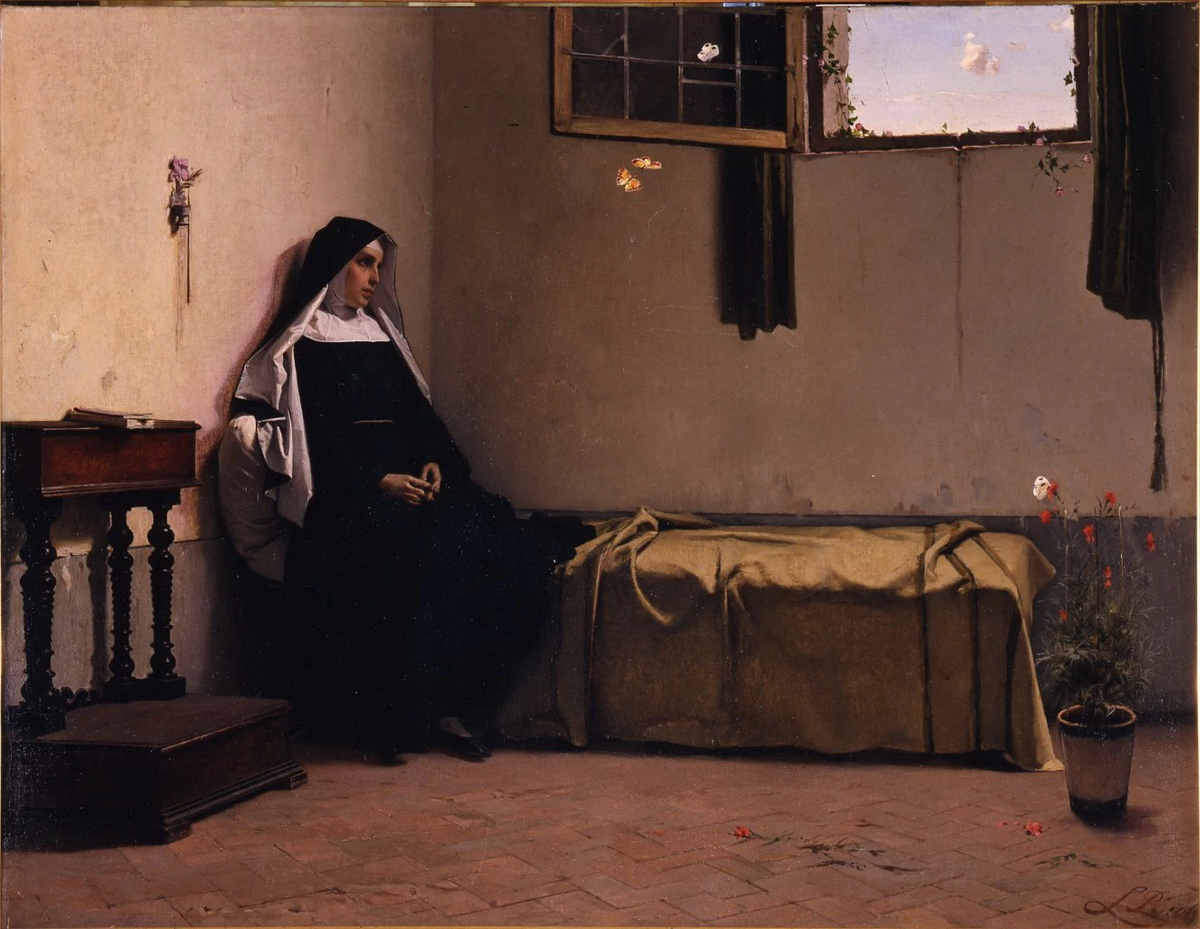 Monaca in contemplazione - Palazzo Pitti, Firenze